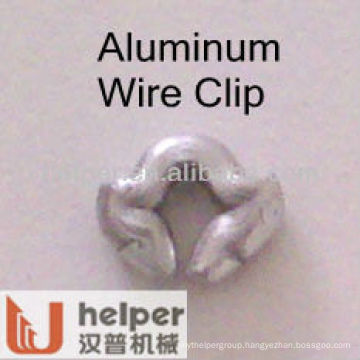 Aluminum wire clips